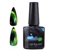 Kitten Eye Set - Vernis à ongles magnétique coloré 9D | Kit d'aimants œil de facile à utiliser de 8ml, kits d'art créatifs, faciles à appliquer pour un usage domestique sûr, UV, LED, trempage
