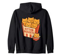 Kitten Nuggets Parodie Chat Drôle Amateurs Chats Fast Food Sweat à Capuche