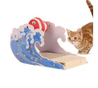 Kitten Scratching Pad, Cartoon Dolphin Ball, 11.81x7.48x7.48 inches, Wear Resistant Cat Toy, Cute Claw Sharpener, Rest for Indoor Pet Entertainment, Multicolor