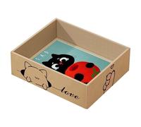 Kitten Scratching Pad, Pet Furniture, Cat Toy Accessory, Corrugate, Health Boosting Claw Exercise, Medium Size, Eco Friendly, Indoor Play, Daily Use, 14.96x12.6x5.12 inches