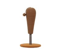 Kitten Scratching Post, Vertical Scratcher, Furniture Protector, Interactive Toys, Indoor Behavior Training Tool with Suspending Ball for Apartment Bedroom Home Cat Play Area, 9.65 inches