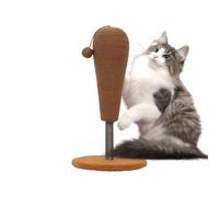 Kitten Scratching Post, Vertical Scratcher, Furniture Protector, Interactive Toys, Suspending Ball, Play Area, Indoor Training, Behavior Aid, Apartment Friendly, Bedroom Home Accessory