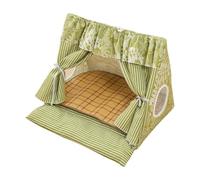 Kitten Tent, Cat Cave, Removable Cooler Mat, Soft Cushion Easy Setup Breathable Material Comfortable Hut for Home Apartment, Pet Supplies for Puppies Kittens