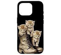 Kittens and Combat Boots Coque pour iPhone 16 Pro
