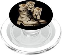Kittens and Combat Boots PopSockets PopGrip pour MagSafe