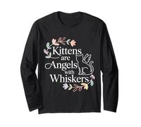 Kittens are Angels with Whiskers Fluffy Cat Pet - Manche Longue