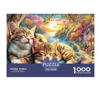Kittens endormies 1000 Piece Adults Puzzle Kids Age Gifts Gifts Birthday Difficult Impossible Challenging & Brainteasing 52x38cm/1000pcs