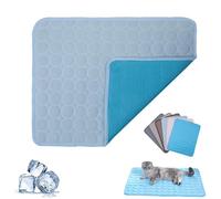 Kittra Cooling Mat for Cats, 3 Layer System Instant Cool, Comfortable and Breathable Pet Cooling Mats, Non Slip Portable Cool Mats for Dogs and Cats, Protect Your Pet from Heat (Blue-2,XS)
