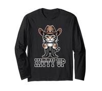 Kitty a Up Costume de Cowboy Vintage pour Amateur de Musique Country Manche Longue