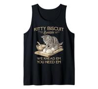 Kitty Biscuit Bakery Cat Baker Chaton Pain au Levain Débardeur