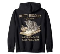 Kitty Biscuit Bakery Cat Baker Chaton Pain au Levain Sweat à Capuche