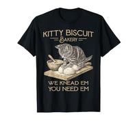Kitty Biscuit Bakery Cat Baker Chaton Pain au Levain T-Shirt