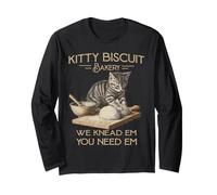 Kitty Biscuit Bakery Pain au levain Boulanger Fans de Chats Manche Longue
