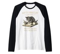 Kitty Biscuit Bakery Pain au levain Boulanger Fans de Chats Manche Raglan