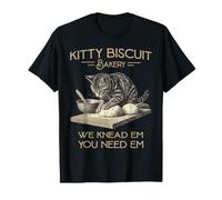 Kitty Biscuit Bakery Pain au levain Boulanger Fans de Chats T-Shirt