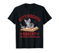 Kitty Biscuits Bakery Baking Funny Cat Baking Funny Baker T-Shirt