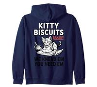 Kitty Biscuits Bakery Funny We Knead Em You Need Em Cat Sweat à Capuche