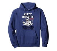 Kitty Biscuits Bakery Funny We Knead Em You Need Em Cat Sweat à Capuche