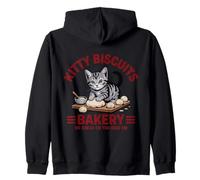 Kitty Biscuits Bakery Pâtissière amusante pour chat Sweat à Capuche