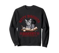 Kitty Biscuits Bakery Pâtissière amusante pour chat Sweatshirt