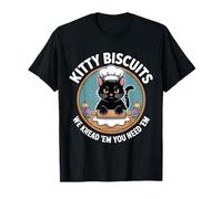 Kitty Biscuits Bakery We Knead Em Funny Cat Baking T-Shirt