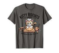 Kitty Biscuits Bakery We Knead Em You Need Em Femme Fille T-Shirt