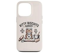 Kitty Biscuits We Knead Em You Need Em Amateur de pâtisserie pour Chat Coque pour iPhone 13 Pro