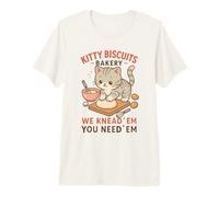 Kitty Biscuits We Knead Em You Need Em Amateur de pâtisserie pour Chat T-Shirt Haut de Gamme