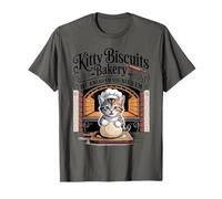 Kitty Biscuits We Knead Em You Need Em Chat de pâtisserie Amusant T-Shirt