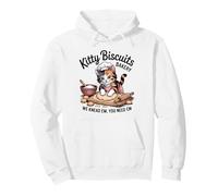 Kitty Biscuits We Knead Em You Need Em Funny Cat Kneading Sweat à Capuche