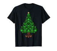 Kitty Cat Feet and Cute Cat Paws - Cat Christmas Tree T-Shirt