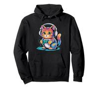 Kitty Cat Gamer Jeu Amusant pour Enfant Sweat à Capuche