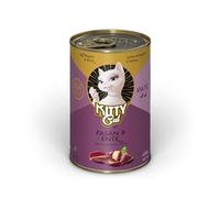 Kitty Cat Paté Faisan & Canard, 6 x 400 g, Nourriture Humide pour Chat, sans céréales, avec Taurine, Huile de Saumon et Moule aux orles Verts, Aliment Complet avec Haute teneur en Viande, fabriqué en