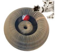 Kitty Cat Toy | Planche À Gratter pour Chat Magic Organ | Jouets Réversibles en Carton avec Balle pour Chats Inddor | Jouet Interactif Polyvalent pour Chat pour facilité L'ennui