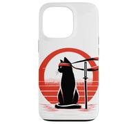 Kitty Combat Master Jiu Jitsu Ninja et Artiste Martial Coque pour iPhone 13 Pro