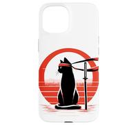 Kitty Combat Master Jiu Jitsu Ninja et Artiste Martial Coque pour iPhone 15