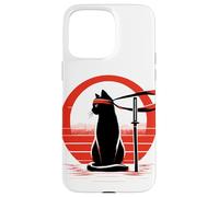 Kitty Combat Master Jiu Jitsu Ninja et Artiste Martial Coque pour iPhone 15 Pro Max