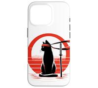 Kitty Combat Master Jiu Jitsu Ninja et Artiste Martial Coque pour iPhone 16 Pro