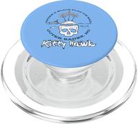 Kitty Hawk Outer Banks Black Flag Pirate PopSockets PopGrip pour MagSafe