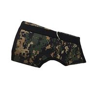 Kitty Holster Harnais pour Chat - Harnais de Promenade pour Chat, sûr et Confortable, Crochet et Boucle Ultra résistant, Coton Doux et Respirant, fabriqué aux États-Unis - Camouflage Vert Sherwood, S