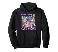 Kitty Katty Love Cat Mom (Graphique de Chat contrefait) Sweat à Capuche