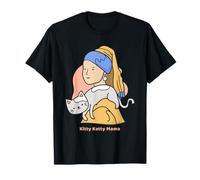 Kitty Katty Mama (Graphique de Maman de Chat Amusant) T-Shirt