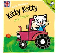 Kitty Kotty sur un tracteur