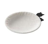 Kitty Mezzanine - Zone de détente de bureau, coin animal flottant, fixation sécurisée par boulon à vis, espace couchage peu encombrant, équipement vie intérieure, plate-forme en coton gris 20 pouces p