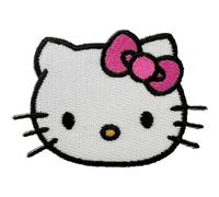Kitty Patch thermocollant ou à coudre pour vêtements, sac, pyjama, robe, jean, veste, chat, kawaii, dessin animé, japonais, brodé, motif décalcomanie