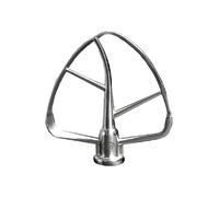 Kitty Professional Batteur plat en acier inoxydable « Taifun » pour robot de cuisine compatible avec les bols 4,3 L et 4,8 L KitchenAid, Résistant au lave-vaisselle