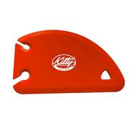 Kitty Professional Corne à pâtisserie Souple avec Fente de décollement et Noyau en Acier Inoxydable, Silicone sans BPA, pour Lisser, portionner et Nettoyer Le Plan de Travail (Rubis Rouge)