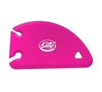 Kitty Professional Corne à pâtisserie Souple avec Fente de décollement et Noyau en Acier Inoxydable, Silicone sans BPA, pour Lisser, portionner et Nettoyer Le Plan de Travail (Rose)