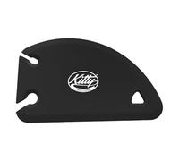 Kitty Professional Corne à pâtisserie Souple avec Fente de décollement et Noyau en Acier Inoxydable, Silicone sans BPA, pour Lisser, portionner et Nettoyer Le Plan de Travail (Anthracite)