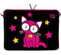 Kitty To Go Ls142-15 Designer Notebook Sleeve Housse Pour Ordinateur Portable 15,4"" Jusqu'À 15,6"" (39,1 - 39,6 Cm) Large Neoprene Pochette Sacoche[POR5245077]